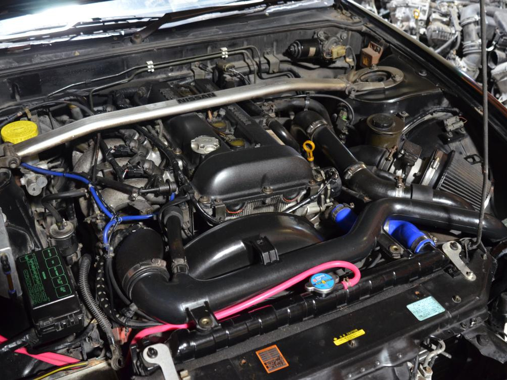 JDM NISSAN S13 180SX SILVIA HALFCUT SR20DET BLACKTOP TURBO ENGINE & MANUAL TRANSMISSION: Image 6