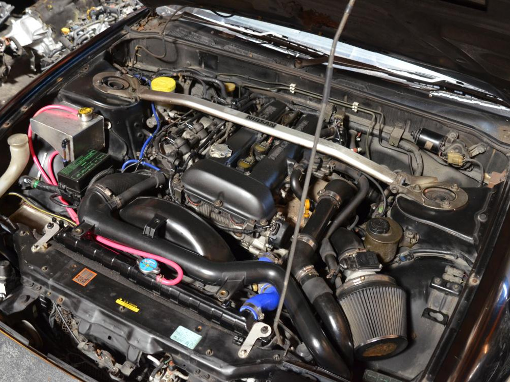 JDM NISSAN S13 180SX SILVIA HALFCUT SR20DET BLACKTOP TURBO ENGINE & MANUAL TRANSMISSION: Image 22
