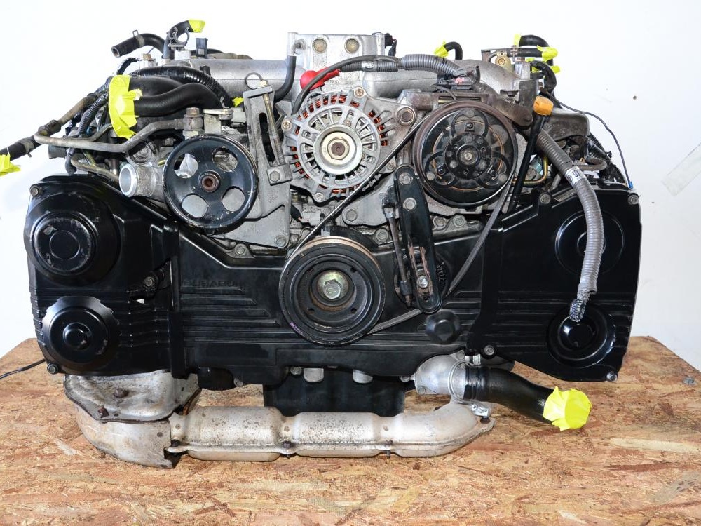 JDM 2002-2005 Subaru Impreza WRX EJ205 2.0L DOHC Turbo AVCS Engine EJ20T Motor: Image 1