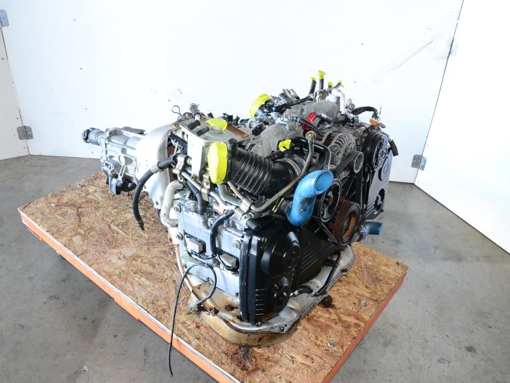 JDM 02 03 04 05 SUBARU WRX EJ205 AVCS 2.0L TURBO ENGINE WITH 5 SPEED TRANS: Image 7