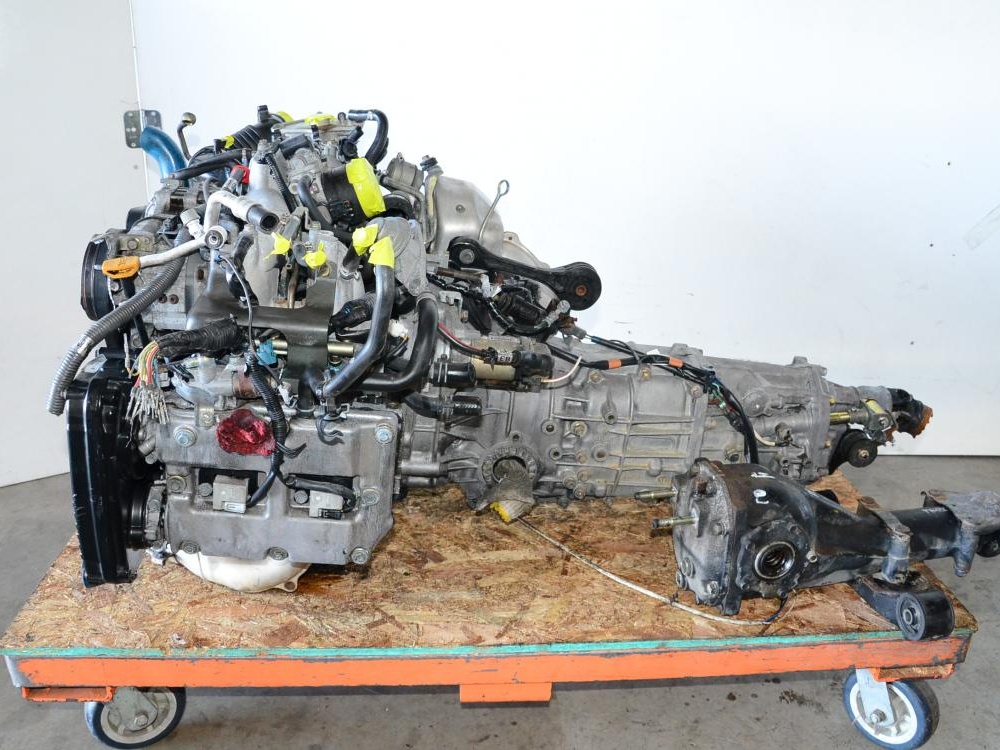 JDM 02 03 04 05 SUBARU WRX EJ205 AVCS 2.0L TURBO ENGINE WITH 5 SPEED TRANS: Image 5