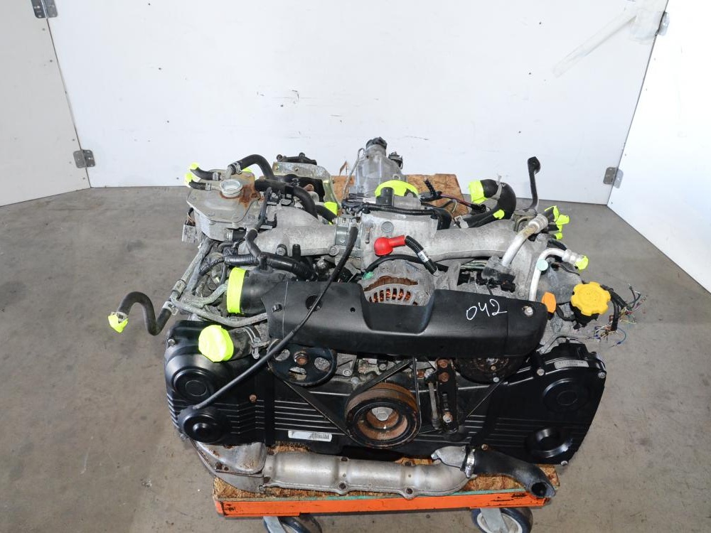 JDM 02 03 04 05 SUBARU WRX EJ205 AVCS 2.0L TURBO ENGINE WITH 5 SPEED TRANS: Image 6