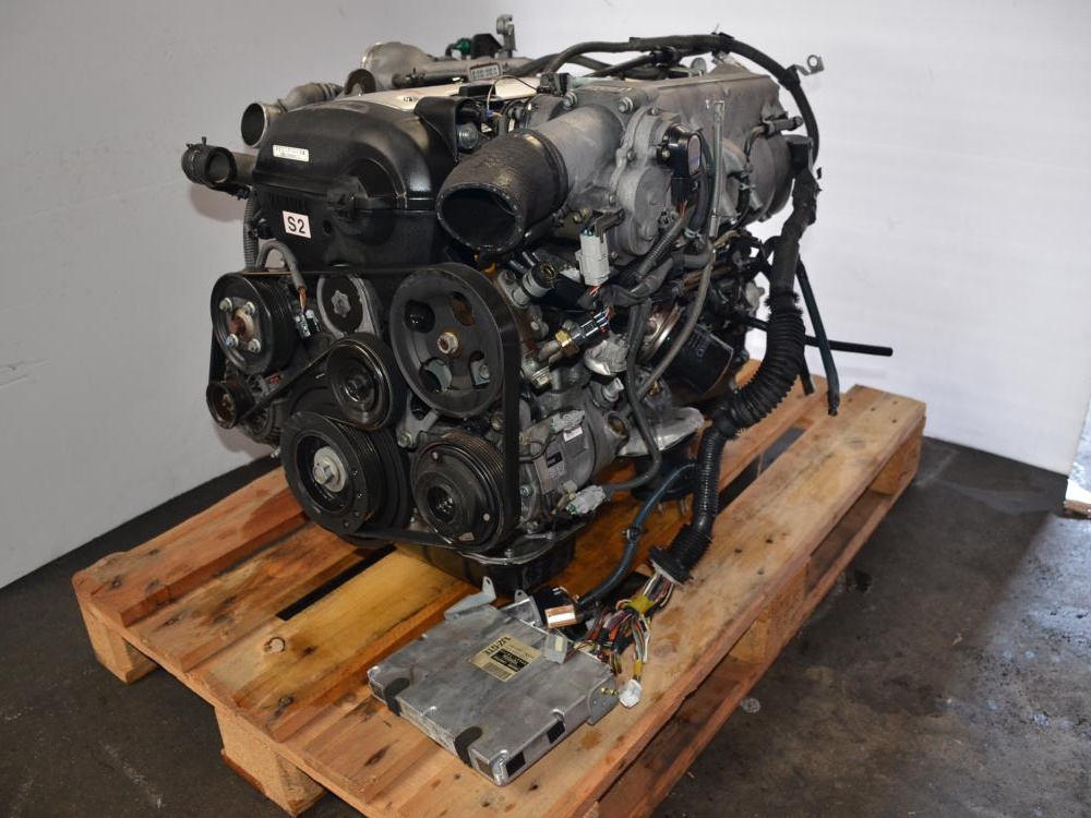 JDM TOYOTA 1JZGTE VVTI TURBO ENGINE 1JZ FRONT SUMP TRANS WIRING ECU 1JZ: Image 3