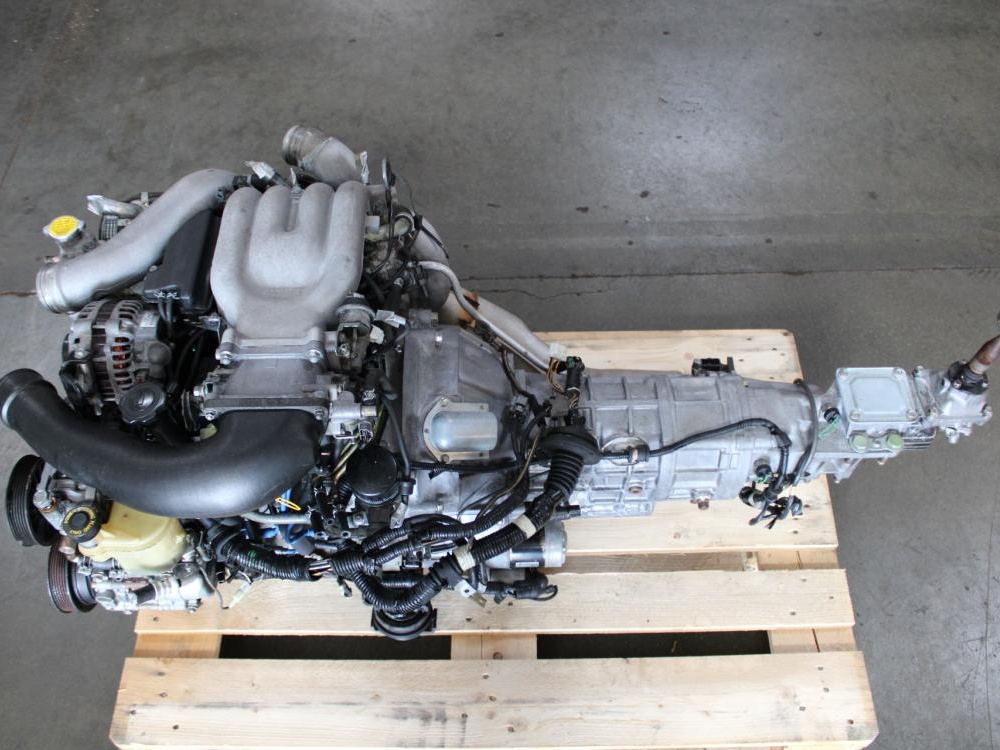 JDM Mazda RX-7 FD3S 13B Rotary Twin Turbo Engine 13BTT w/ 5 Speed Manual Trans: Image 3