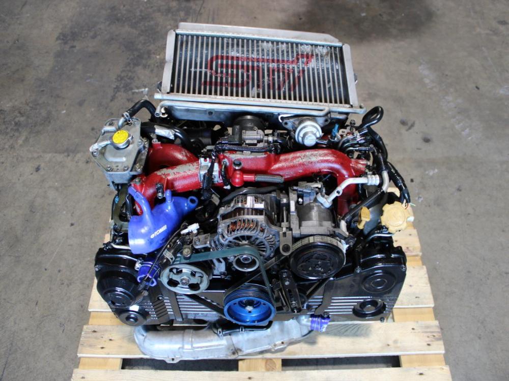 JDM Subaru STi Twin Scroll EJ207 VF37 Version 8 DOHC AVCS Engine Motor For Sale: Image 4