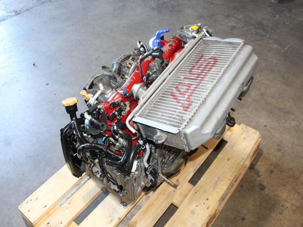 JDM Subaru STi Twin Scroll EJ207 VF37 Version 8 DOHC AVCS Engine Motor For Sale: Image 1