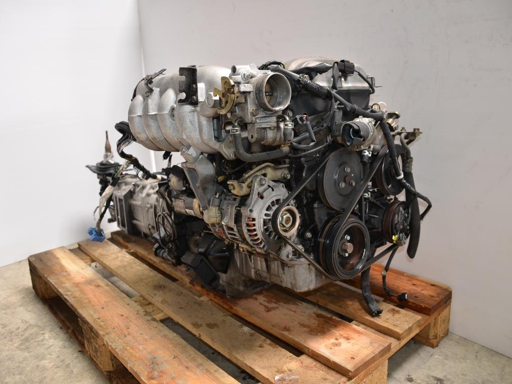 JDM 94 97 MAZDA MIATA B6 1.6L ENGINE WITH 5 SPEED MANUAL TRANSMISSION: Image 1
