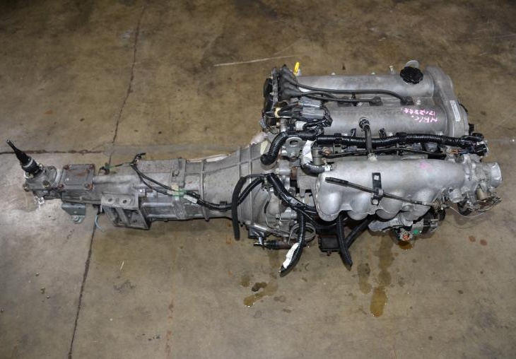 1990-1997 Mazda Miata B6 Engine 1.6L DOHC 4 Cyl 5 Speed Manual Transmission JDM: Image 1