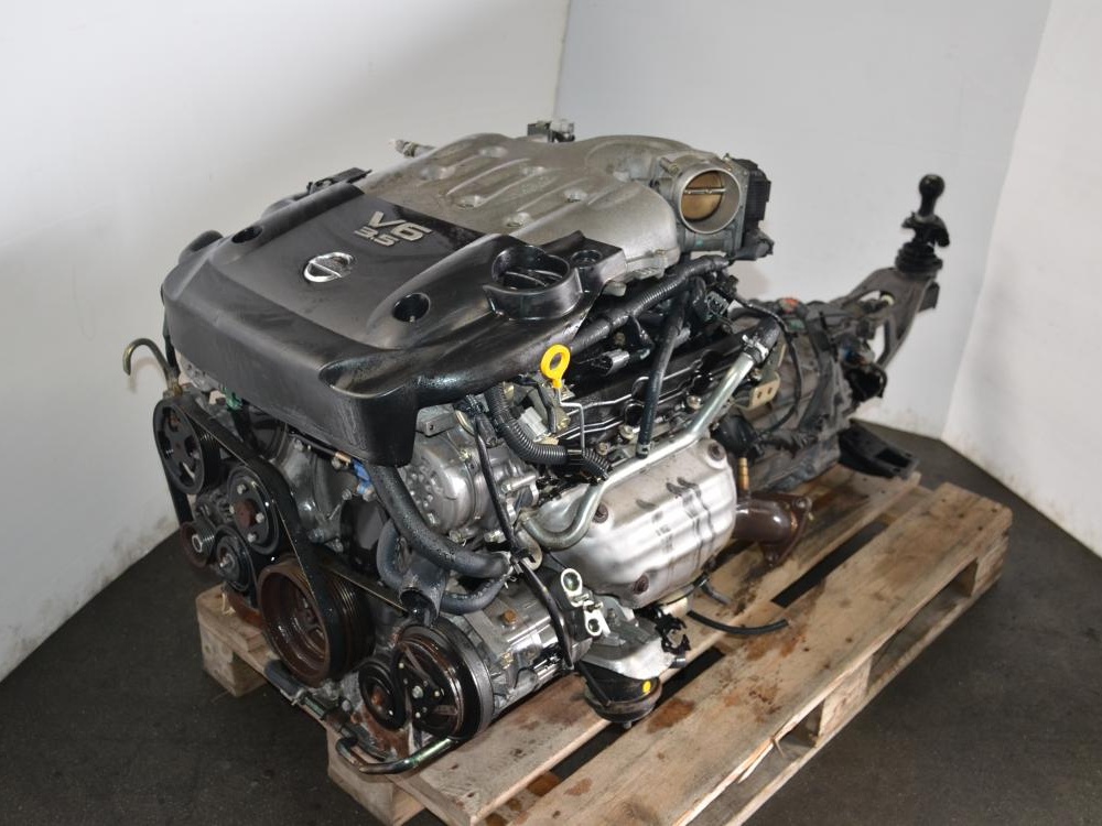 2005-2007 NISSAN 350Z INFINITI G35 3.5L VQ35DE REV UP MANUAL ENGINE 6 SPEED TRANSMISSION CD09: Image 2