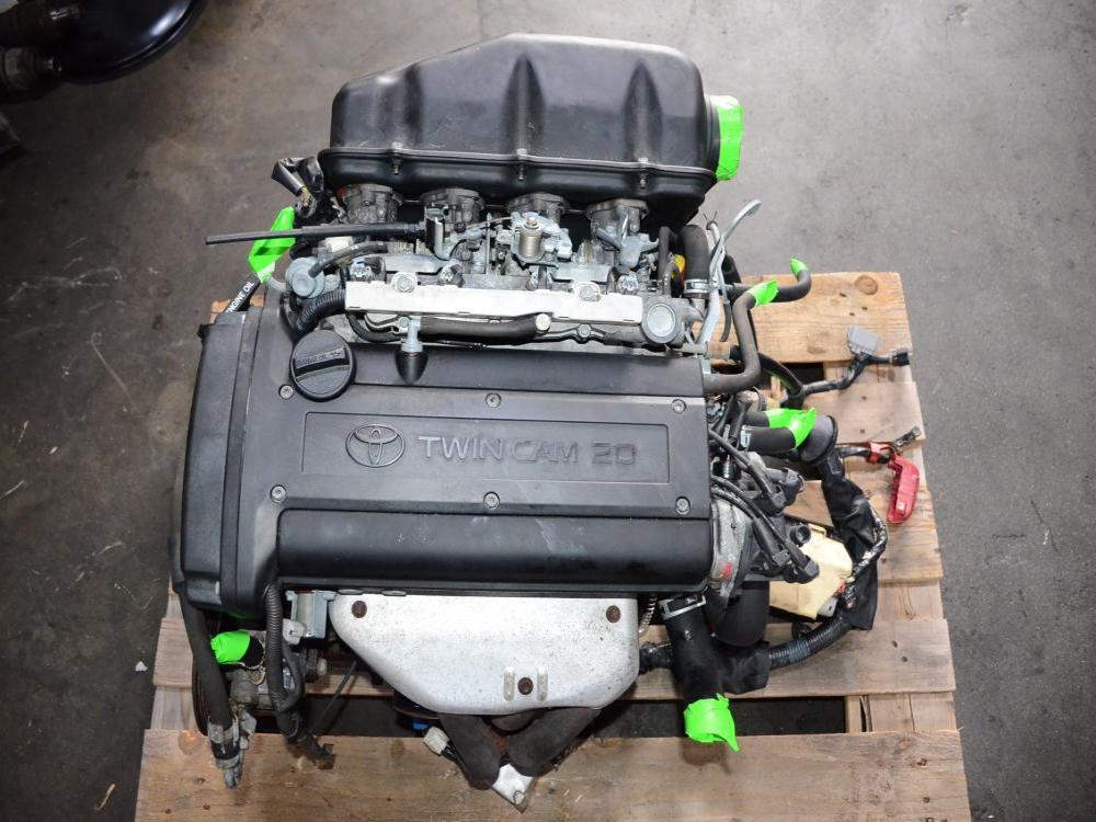 JDM Toyota Levin 4AGE 20Valve Engine  4A-GE Blacktop AE111 BLACK TOP Engine only Motor: Image 5