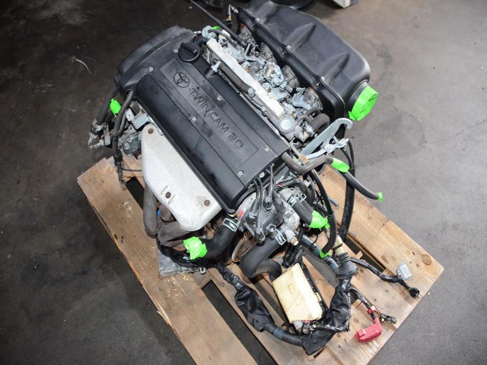 JDM Toyota Levin 4AGE 20Valve Engine  4A-GE Blacktop AE111 BLACK TOP Engine only Motor: Image 7