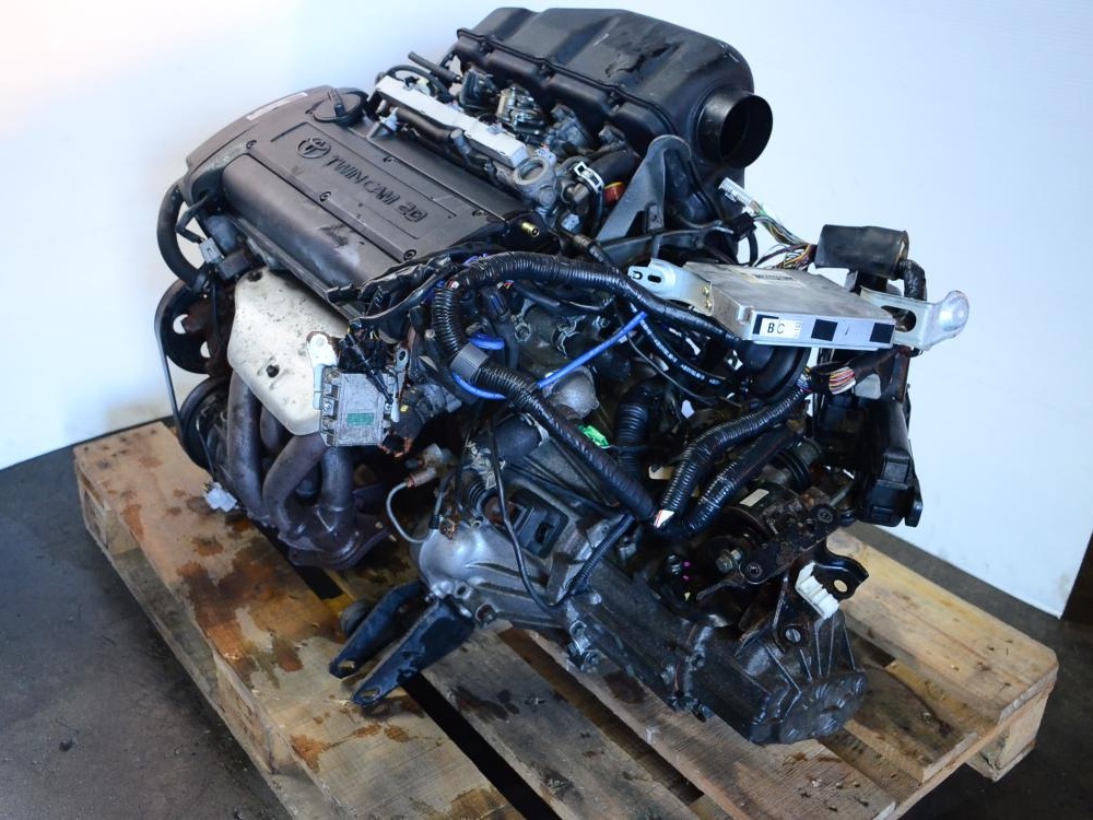 JDM Toyota Levin 4AGE 20Valve Engine 6 Speed Transmission 4A-GE Blacktop AE111 BLACK TOP: Image 6