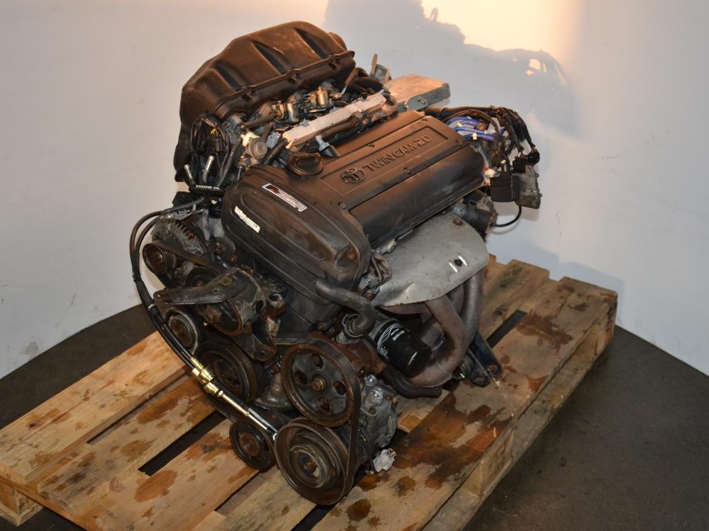 JDM Toyota Levin 4AGE 20Valve Engine 6 Speed Transmission 4A-GE Blacktop AE111 BLACK TOP: Image 5