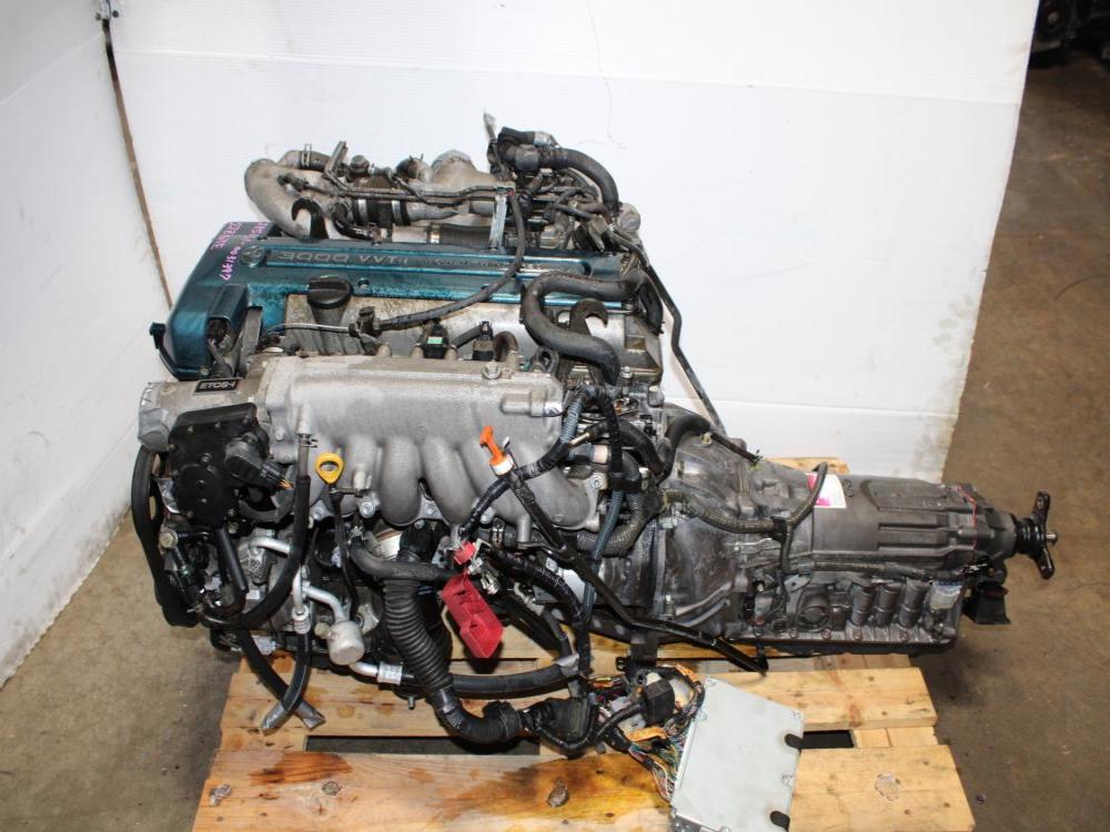 TOYOTA SUPRA ARISTO 2JZ GTE TWIN TURBO 3.0 ENGINE DOHC VVTI WITH WIRING HARNESS ECU: Image 4