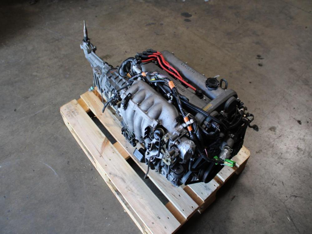 1998-2000 JDM MAZDA MIATA MX5 1.8L ENGINE DOHC BP WITH 6 SPEED MANUAL TRANSMISSION ECU HARNESS: Image 3