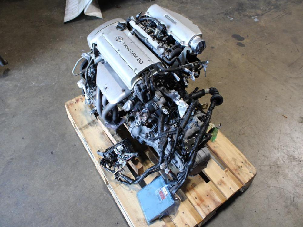 4AGE TOYOTA LEVIN COROLLA 1.6L ENGINE TWIN CAM 20 VALVE WITH 5 SPEED MANUAL TRANSMISSION & ECU 4A-GE: Image 7