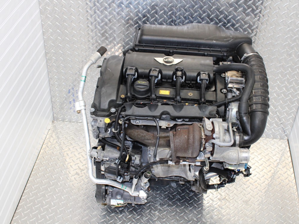 2007-2010 MINI COOPER S MOTOR TURBOCHARGED 1.6L COMPLETE ENGINE (TRANSMISSION NOT INCLUDED)