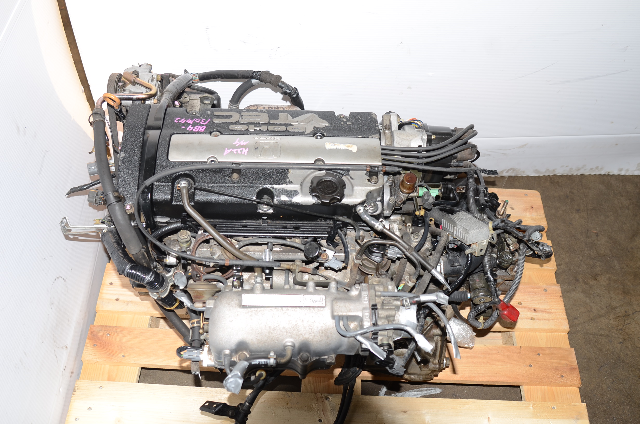 1992-1996 HONDA PRELUDE 2.2 ENGINE WITH 5 SPEED LSD TRANSMISSION OBD1 VTEC DOHC H22A