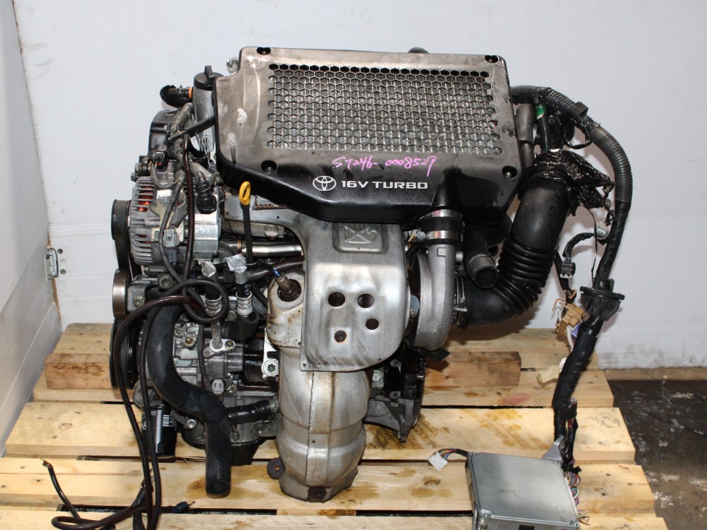 TOYOTA CALDINA MR2 2.0L TURBO ENGINE 3S-GTE 5TH GEN ST246 WITH WIRING HARNESS AND ECU JDM 3SGTE