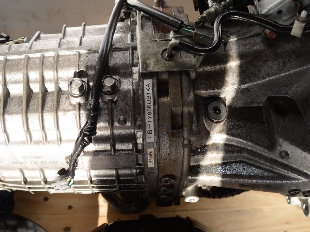 2008-2014 SUBARU STI 6 SPEED MANUAL TRANSMISSION WITH REAR DIFFERENTIAL & BLACK OEM DISK CALIPERS: Image 5